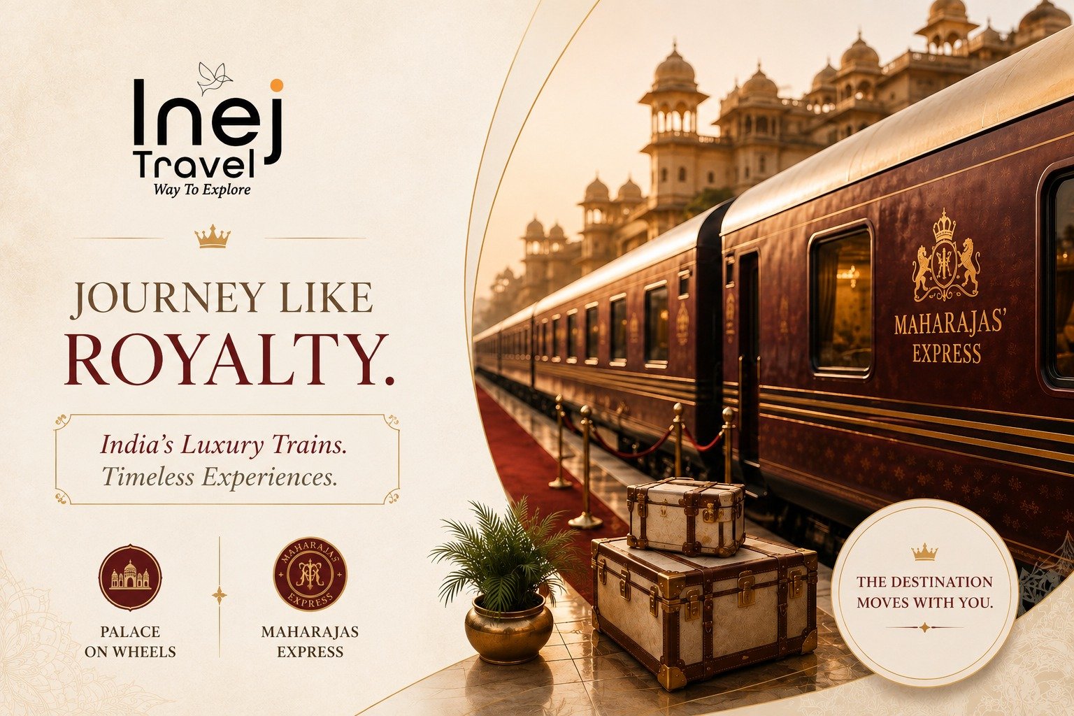 Indian Luxury Trains: Palace on Wheels & Maharajas Express