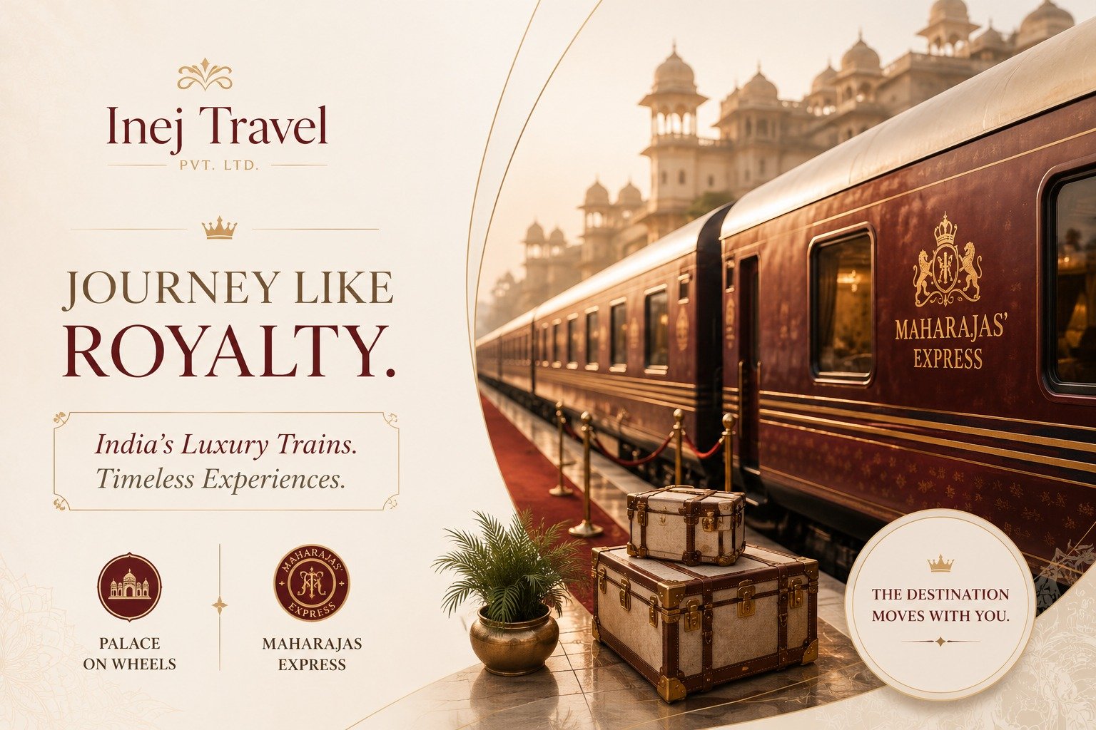Indian Luxury Trains: Palace on Wheels & Maharajas Express