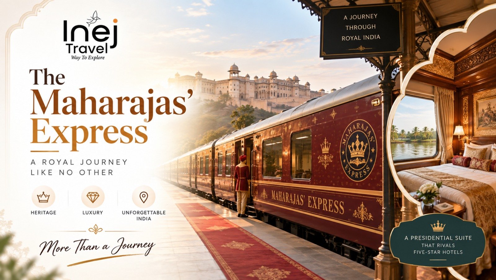 The Maharajas’ Express: A Presidential Suite That Rivals Five-Star Hotels